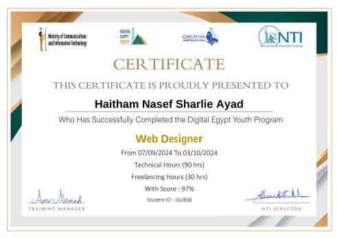 web design certificate